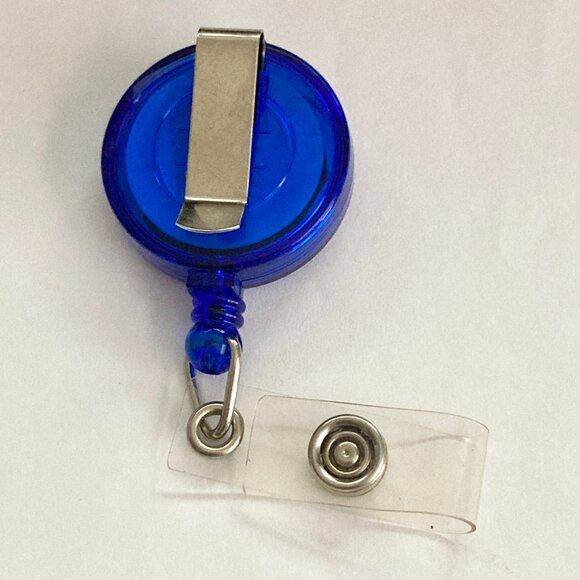 Disney Minnie Mouse Charm ID Badge Holder Lanyard Retractable Reel Pink Dots - Picture 4 of 5